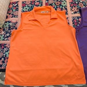 Lot of 2 women’s golf polo